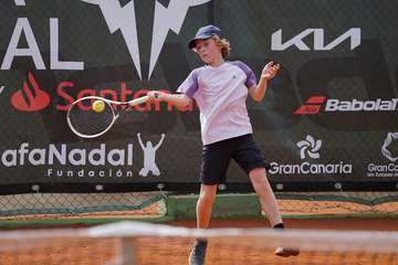 Jornada tenística de este lunes en Telde del Rafa Nadal Tour By Santander Gran Canaria 2022/TA.